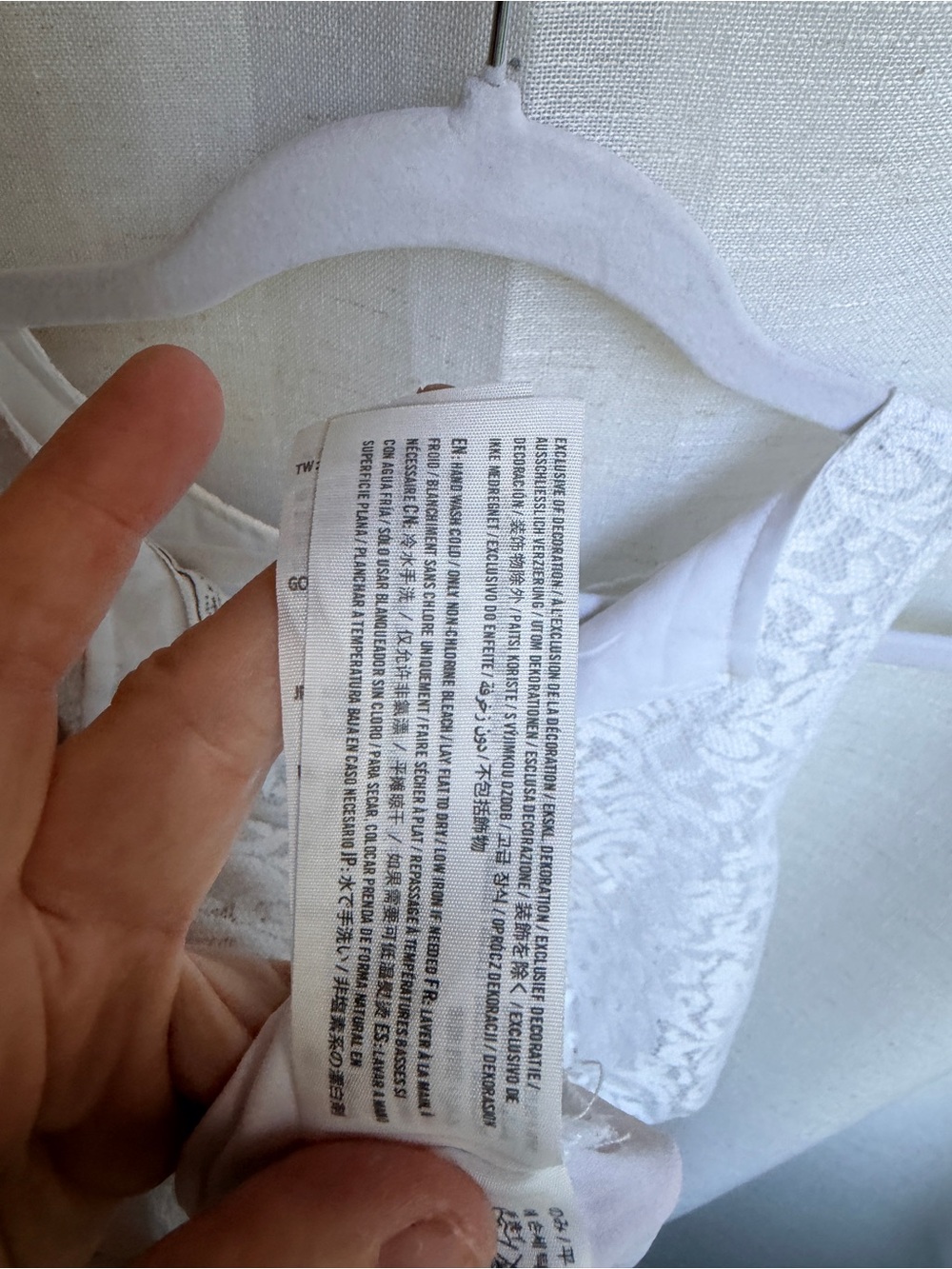 Abercrombie & Fitch White Floral Lace Layered Trapeze Tank Top S - Picture 6 of 6